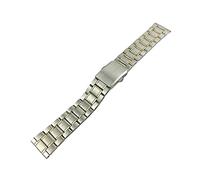 CHCWR Watch Strap in metallo in metallo in acciaio in acciaio in acciaio in acciaio Watch banda da orologio da polso piatto oro d'argento, argento, 12 14 16 18 20 20 22mm