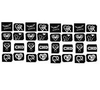 CHD Awareness Coronary heart disease collections (CHD Awareness Tattoo stencil)