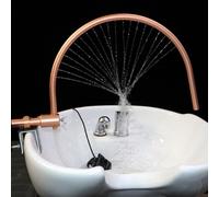 Chdaoce Telaio for la circolazione dell'acqua Head Spa Equipment, design regolabile a 180°, 21 fori di uscita dell'acqua, attrezzatura portatile for uso domestico for centri massaggi e spa