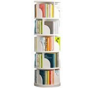 CHDdfhRH Ripiano girevole a 3/4/5 livelli Base larga senza oscillazioni(White,5-storey)