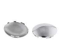 CHDT66 Coprimozzo semi camion, 6 cupole dentellate irregolari, finitura a specchio in acciaio inox 304 di alta qualità, per ruota anteriore, universale, confezione da 2 pezzi, labbro: 7/16" con clip