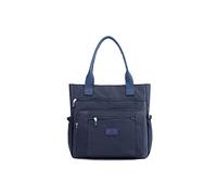 CHDWEY Borse da Donna Borsa a Tracolla da Donna Borsa a Tracolla di Moda Borsa a Tracolla in Nylon Grande capacità Borsa per la Spesa(Blue)