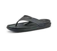 CHDWEY Ciabatte da Uomo Summer Cool Men Sandali Sandali Spiaggia Pantofole Spiaggia Comodo Fashion Pantofole da Uomo Flip Flop Scarpe da Uomo(Schwarz,42 EU)