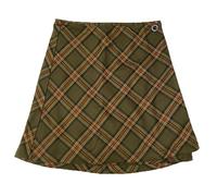 CHDWEY Gonna Kim Hyun Una minigonna estiva da donna vintage harajuku classica plaid minigonna a vita alta (B,S)