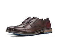 CHDWEY Scarpe da Donna Business Classic Leather Shoes Formal Oxford Shoes Pattern Leather Shoes Office Wedding Shoes(Brown,37 EU)