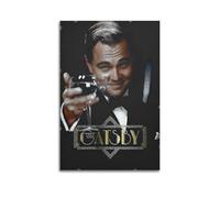CHDYRNGU Poster decorativo da parete su tela, motivo: Il Grande Gatsby, stampa moderna per camera da letto, 20 x 30 cm