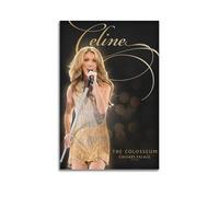 CHDYRNGU Poster di Celine Dion Singer, poster decorativo da parete su tela, poster decorativo moderno per camera da letto, 30 x 45 cm