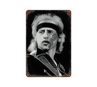 CHDYRNGU Poster di Mark Knofler chitarrista Decorazione da parete Art Metal Tin Poster Modern Bar Decorations30x20cm
