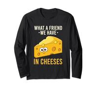 Che Amico Abbiamo nei Formaggi - Funny Cheese Pun Maglia a Manica