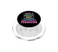 Che bella giornata Rispettare i pronomi altrui LGBT PopSockets PopGrip per MagSafe
