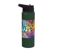 Che bella giornata Rispettare i pronomi altrui LGBT Stainless Steel Insulated Water Bottle