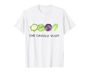 Che Cavolo Vuoi? Design Ironico con Verdure Colorate Maglietta