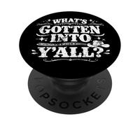Che cosa è entrato in voi divertente Southern Saying Western Style PopSockets PopGrip Adesivo