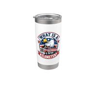 Che cosa è un chilometro patriottico Trucker Eagle Humor Bicchiere termico in acciaio inox doppia parete