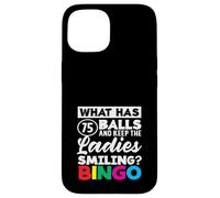 Che cosa ha 75 palle signore sorridente Bingo Custodia per iPhone 15