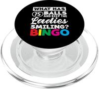 Che cosa ha 75 palle signore sorridente Bingo PopSockets PopGrip per MagSafe