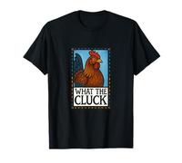 Che cosa il Cluck divertente pollo dicendo grafico per fattoria Maglietta
