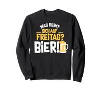 Che cosa si reca al venerdì? Design per gli amanti della birra Felpa
