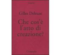 Che cos'è l'atto di creazione?