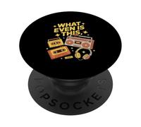 Che cos'è questa divertente cassetta Walkman retrò anni '80 e '90 PopSockets PopGrip Adesivo