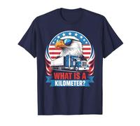 Che cos'è Un Autista di Camion Semi Americano Kilometer Eagle Maglietta