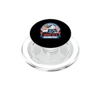 Che cos'è un autista di camion semi americano Kilometer Eagle PopSockets PopGrip per MagSafe