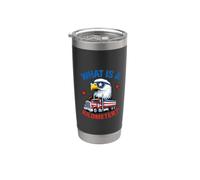 Che cos'è un chilometro Patriotic Trucker Eagle Bicchiere termico in acciaio inox doppia parete