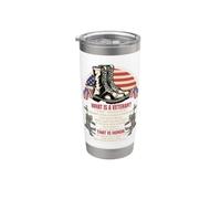 Che cos'è un veterano che è Honor Veterans Day Patriotic US Bicchiere termico in acciaio inox doppia parete