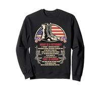 Che cos'è Un veterano Che è Honor Veterans Day Patriotic US Felpa