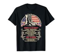Che cos'è Un veterano Che è Honor Veterans Day Patriotic US Maglietta