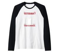 Che cos'è Un veterano Che è Onore Maglia con Maniche Raglan