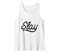 Che Dice Che Uccide Le Lettere della Bolla Canotta, Uomo, Bianco, L