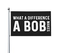 Che differenza fa una bandiera Bob 3x5 Bandiere personalizzate bifacciali per esterni Banner da esterno per aula 3x5 piedi, Che differenza fa una bandiera Bob Arazzo per la camera da letto