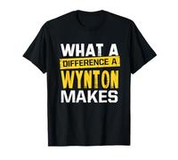 Che differenza un Wynton rende divertente nome Wynton Maglietta