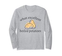 Che Eccellente Patate Bollite Orgoglio & Pregiudizio Austen Meme Maglia a Manica