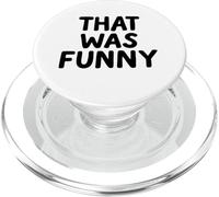 Che era divertente bianco bugia commedia partito sarcastico Stand Up PopSockets PopGrip per MagSafe
