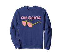 Che Figata - Detto Italiano con Grafica retrò Occhiali da Sole Felpa