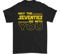 Che Gli Anni 70 Siano Con Te T-Shirt Sci-Fi Uomo 100% Cotone