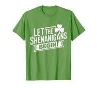 Che gli imbrogli abbiano inizio Funny Clovers San Patrizio Maglietta
