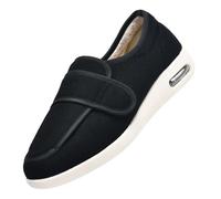 Che Gonfiano Le Scarpe per L'Artrite Dell'Edema,per Alluce Valgo,Fasi Post Operatorie e Lunghe Guarigioni,Scarpe Traspiranti Antiscivoloile,Black,42