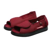 Che Gonfiano Le Scarpe per L'Artrite Dell'Edema,per Alluce Valgo, Fasi Post Operatorie e Lunghe Guarigioni, Scarpe Traspiranti Antiscivoloile.Red,44