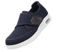 Che Gonfiano Le Scarpe per L'Artrite Dell'Edema,per Piedi gonfi,diabetici,Larghi o Alluce,Scarpe da Ginnastica Scarpe Donna e Uomo diabetici con Regolazione.Blue,39