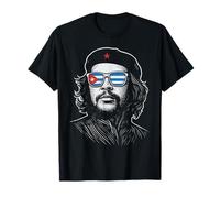 Che Guevara Camicia Bandiera Cuba Maglietta
