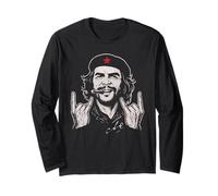 Che Guevara Camicia Cuba Ribelle Sigaro Cubano Divertente Rock On Maglia a Manica