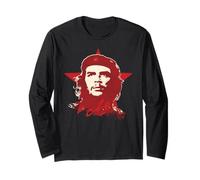 Che Guevara Camicia Cuba Star Cuban Red Revolution Graphic Maglia a Manica
