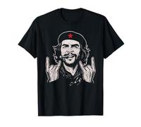Che Guevara Camicia Divertente Rock On Cuba Ribelle Sigaro Cubano Maglietta