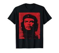 Che Guevara Camicia Rosso Hasta La Victoria Siempre Revolution Maglietta
