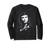 Che Guevara Comandante Rivoluzione Ribelle Cuba Maglia a Manica