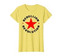 Che Guevara Combattente Rivoluzione Ribelle Cuba Maglietta, Donna, Limone, S