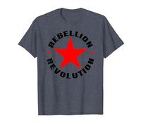 Che Guevara Combattente Rivoluzione Ribelle Cuba Maglietta, Uomo, Pervinca, 6XL